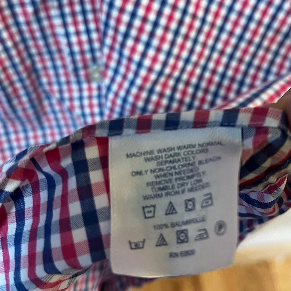 Men’s Lands’ End Button Down XXL Pink